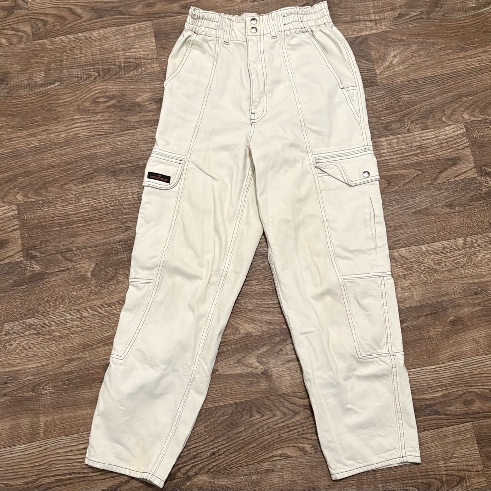 BDG Urban Outfitters High-Waisted Contrast Stitch Skate Jeans Size 27